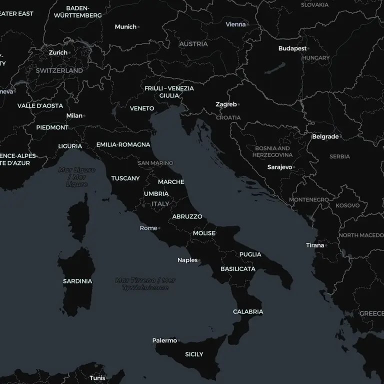 Cartina Italia, anteprima sfondo mappa